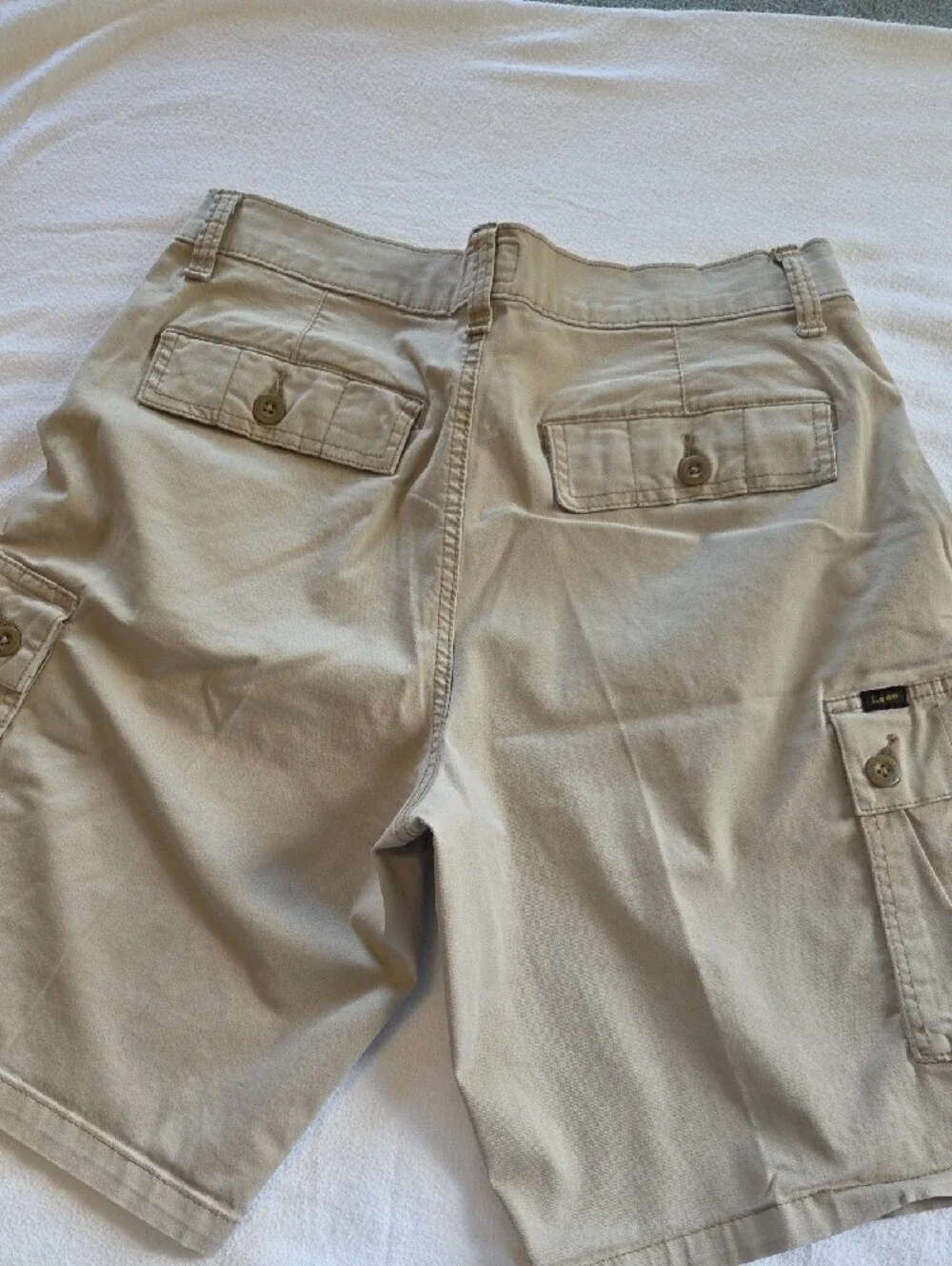 Lee Men's Khaki Cargo Shorts 32x10